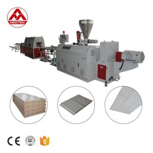 Quality 132 1 Screw L/D Ratio PVC Ceiling Panel Extrusion Line YX240 for Construction Industry wholesale