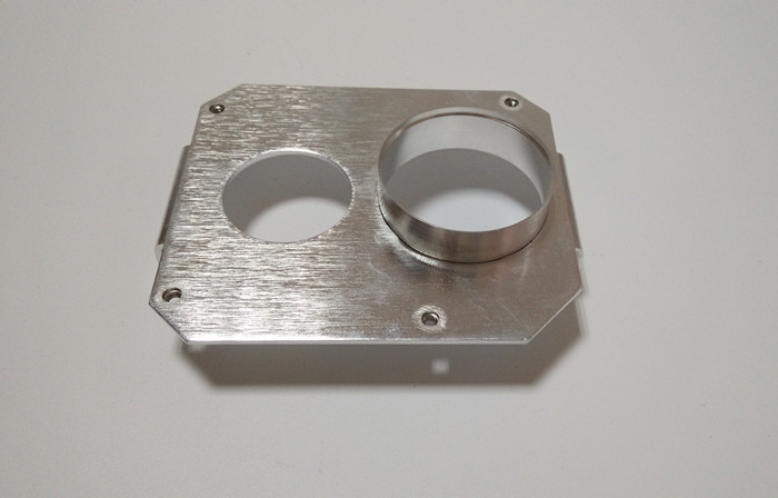 High precision custom made aluminum stamping assembly with inserts