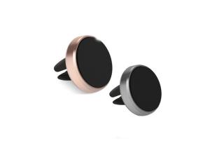 Quality Mini Aluminum Car Mobile Phone Holder / Magnetic Cell Phone Holder For Car wholesale