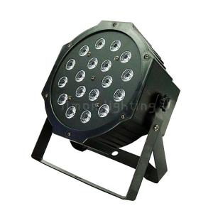 Quality Cheap Price 18pcs 1w/3w RGB Indoor LED Plastic Par Stage Lights DMX512 wholesale