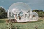 Lightweight Inflatable Geodesic Dome Tent With Frameless Bay Window