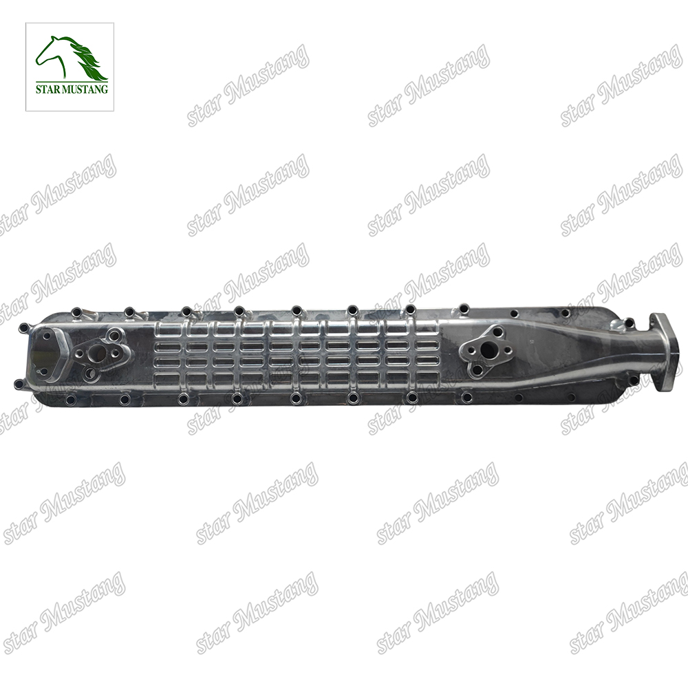 DE12 Oil Cooler Cover For Doosan Engine Spare Parts