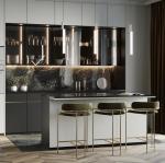Kitchen Units Melamine Board Carcase Material Complete Prefab Fitted Modern