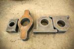 Bearing Seat Parts Laser Cut Steel Plate With Powder Coating / Polishing
