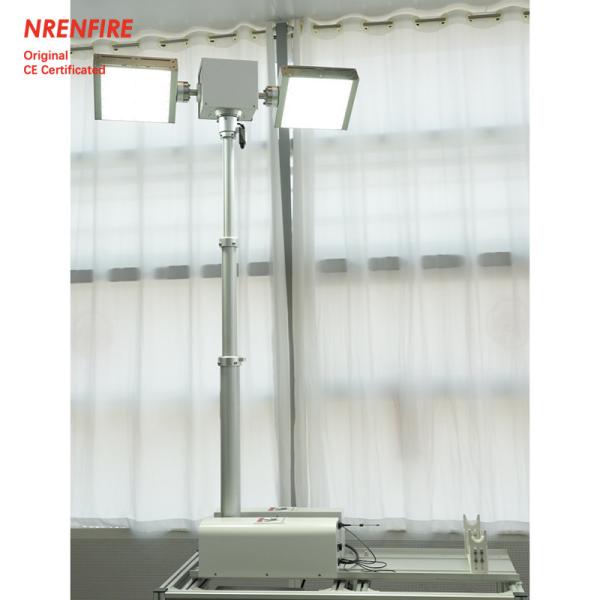 1.8m emergency light tower-pneumatic telescopic mast light tower for fire