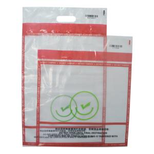 Quality LDPE Customize LOGO Tamper Evident Bag Plastic Document Security Bag wholesale