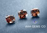 Custom Brown Classic Moissanite 3 Carat 5mm Cushion Cutting