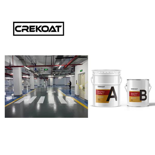 Hardener Industrial Epoxy Floor Coating Adhesion Long Lasting Floor Paint 3mm