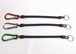 Promtional 6.5'' Steel Coil Fishing Plier Lanyard Cords w/Split Ring and