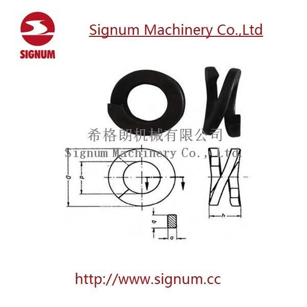 60Si2Mn Double Coil Rail Spring Washer