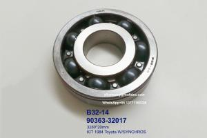 Quality B32-14 90363-32017 KIT 1984 Toyota W/SYNCHROS transmission bearings 32*80*20mm wholesale