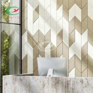 Quality 2200gsm Felt Wall Panels Meeting Room Sound Absorbing Wall Artwork ASTM E84 US Standard wholesale