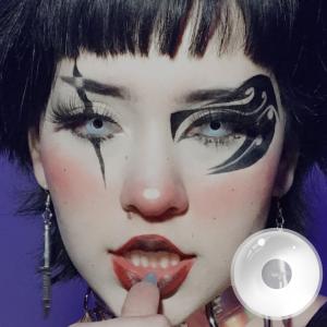 Quality White Contact Lenses Eye Circle Halloween Contact Lenses Zombie Curse wholesale