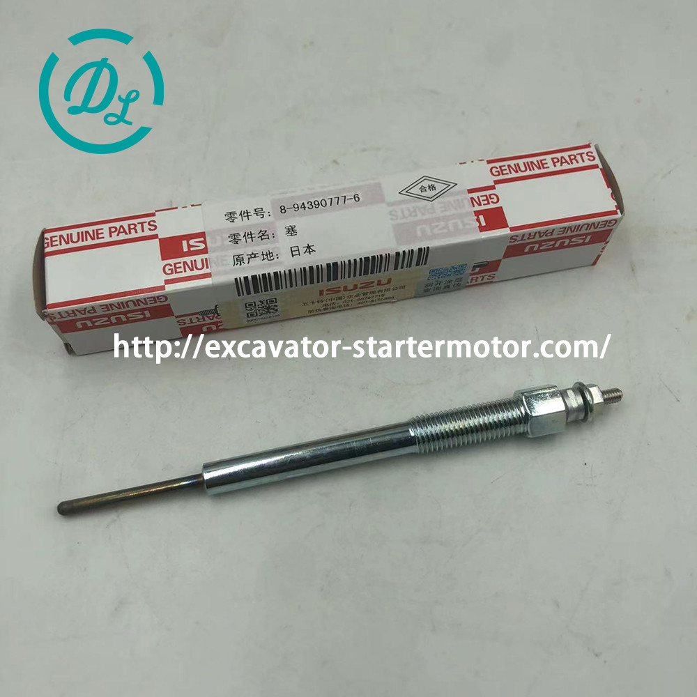 8-94390777-6 Engine Parts Metal Glow Plug 8-94390777-5 Engine 4HK1