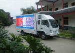 3G / WiFi Control Truck Mounted LED Screen , 8mm Mobile Advertising Trucks