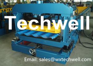 Quality PLC Control Metal Roof Tile Making Machine For Material Thickness 0.3 - 0.6mm wholesale