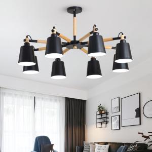 Quality LED Wooden Chandelier For Living room Bedroom restaurant Bar vintage ceiling lamp Loft Chandelier(WH-MI-273) wholesale