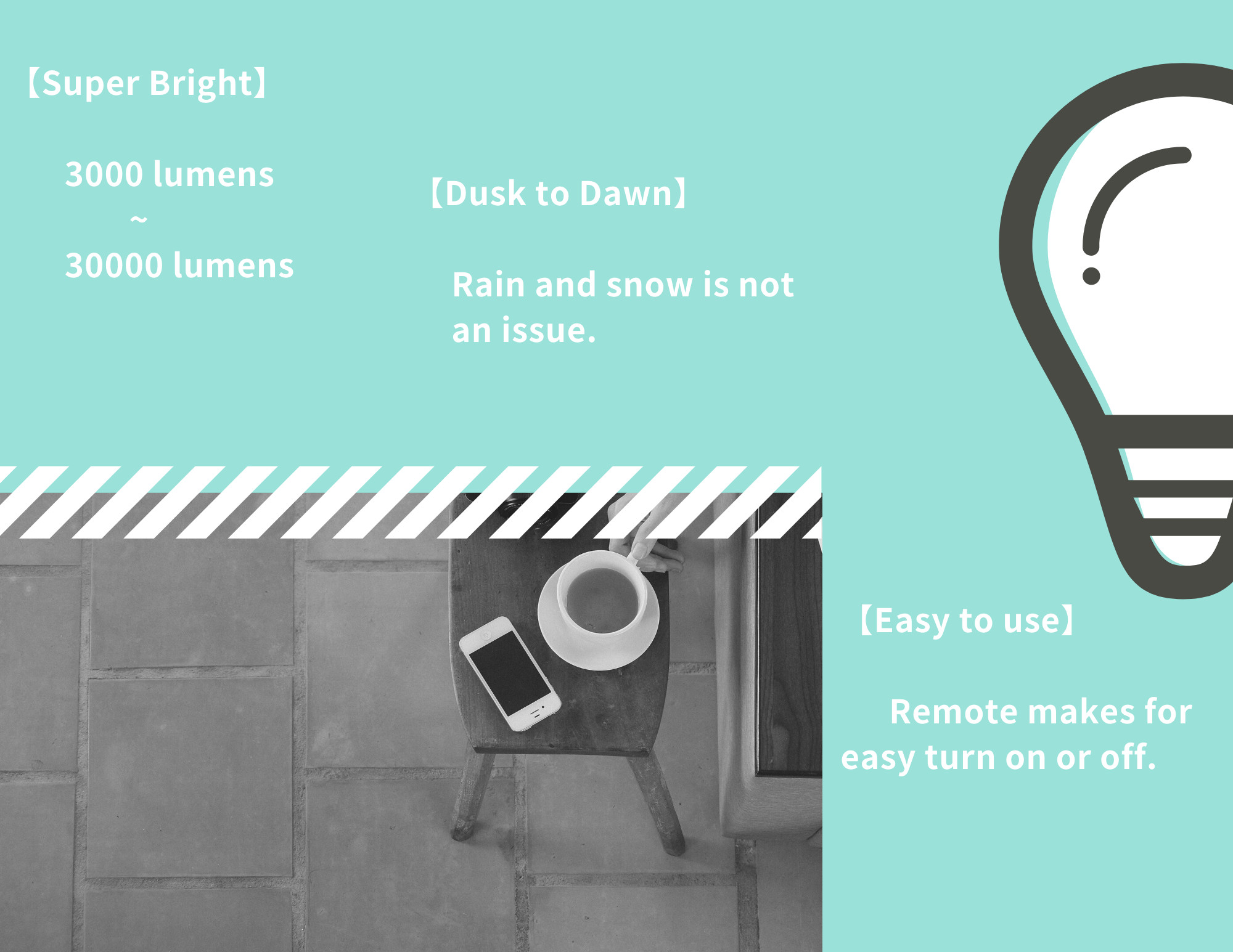 3030 LED Chip Waterproof Driveway Security Lights 150 Watt Flood Light Bulb