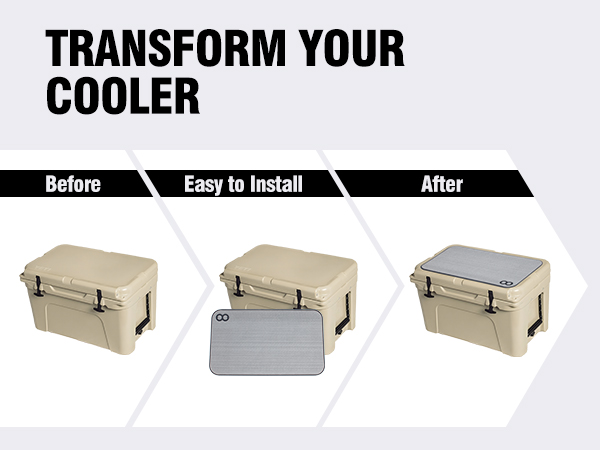 Upgrade Your YETl Tundra 45 Cooler with 23.15 inch EVA Foam Mat Adhesive Non Slip Pad