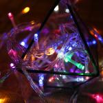 Remote Control 220V LED Fairy String Lights Outdoor Colourful Holiday