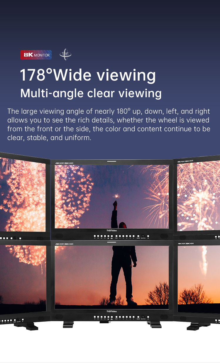 3840*2160 TYST 27 Inch Professional Monitor Supporting HDR Gamma EOTF Mode SDR and HDR Image Comparison