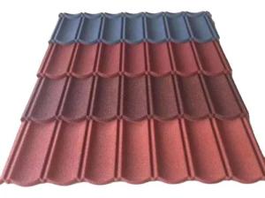Quality Brick Red Bond Classic Stone Coated Aluzinc Galvalume Metal Roofing Tiles Heat Insulation Roof Tile 50 Years Warranty wholesale