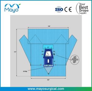 Quality Surgical LAVH Drape With Attached Leggings Sterile wholesale