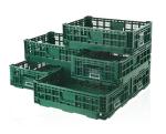 Card Clip Design Plastic Moving Crates Fruit Vegetable Storage Baskets