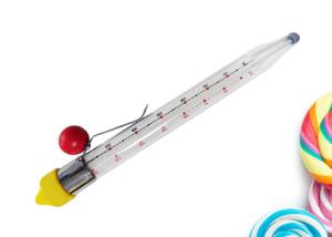 Quality Glass Candy Deep Fry Thermometer Liquid Filled Thermometer For Kitchen Frying wholesale