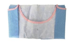 Quality EN 13795 Non Woven AAMI Level 4 Surgical Gown Sterile Fire Resistance wholesale