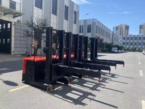 Quality Boom Type Electric Pallet Forklift Counter Balance Lift Truck Two Section Gantry wholesale