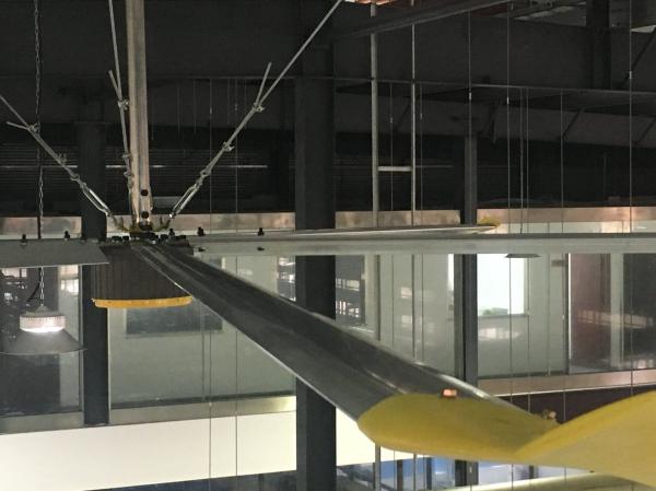 Industrial Hvls Ceiling Fans with Gearbox Motor or Pmsm Motor Configured Option