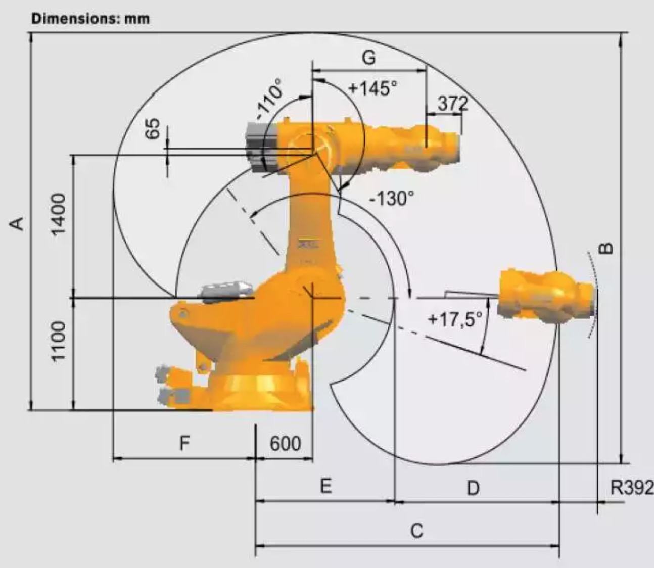 KR 1000 Titan Kuka Robotic Welding Arm For Spot Welding