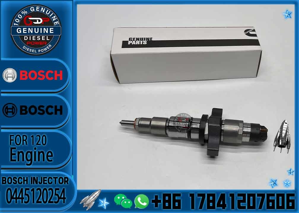 Genuine Fuel Injector 0 445 120 252 0 445 120 254 Common Rail Injector 0445120252 0445120254