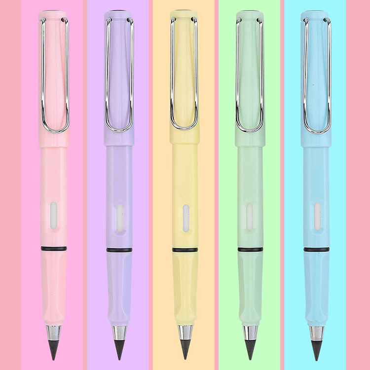 Plastic Body Standard Pencils Holder for 12 Colors Ink-Free Reusable Erasable Pencils