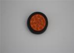 12V/24V 4inch round truck LED rear light, stop/amber combination lamp