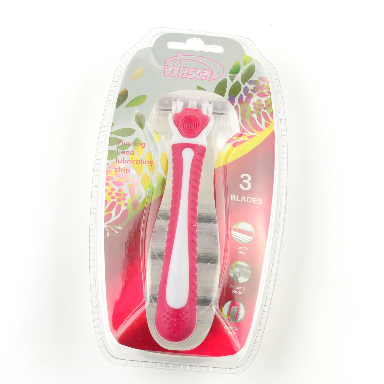 Customization Cheap Price Female Triple Blade Women Razor Shaving Razor Beauty Tool with Handle