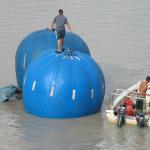 Sunken Ship Wreck Shipwrecks Parachute PVC Underwater Air Bags For Lifting Boats