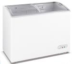 255L 4 Foot Chest Freezer , Two Doors Commercial Ice Cream Freezer