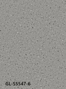 Quality Impact Resistant Grey Granite Vinyl Flooring 0.3mm Eco Friendly Anti Slip GKBM Greenpy GL-S5547-6 wholesale