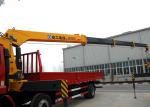 Hydraulic 12 ton Cargo Lorry-Mounted Crane With Telescopic Boom