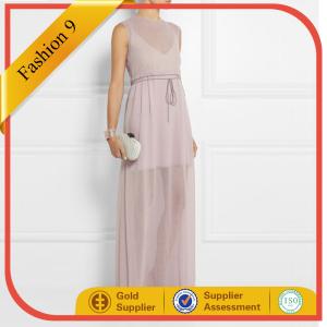 Quality Women Transparent Chiffon Maxi Dress wholesale
