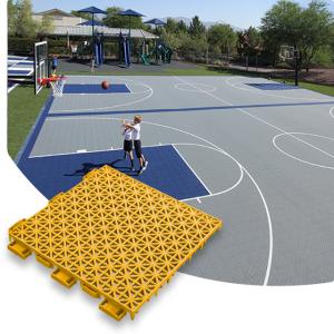 Quality FIBA Odorless Indoor Athletic Flooring 3x3 Plastic Basketball Court wholesale