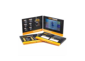 Quality 5 Inch Advertising Digital Video Booklet Presentation Printed Video Cards wholesale
