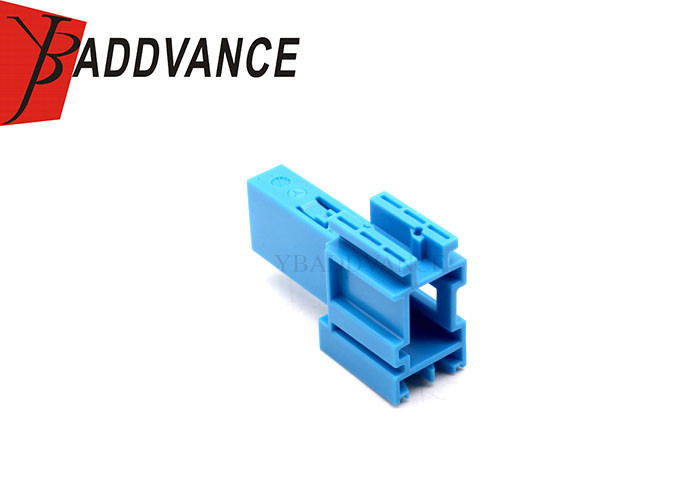 Female 2 Way Automotive Electrical Unseled Blue Connectors For Car