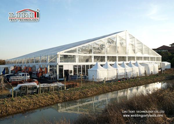 Transparent 3000 Person Capacity Outdoor Garden Party Tents For Temporary