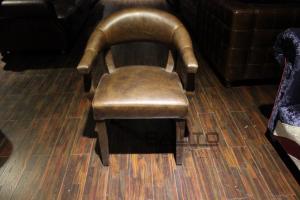 Quality luxury retro leather arm dining chair furniture,#K653 wholesale