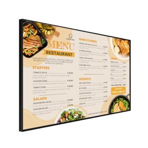 Quality Indoor LCD Advertising Display Digital Signage Player For Restaurant Digital Menu Boards wholesale