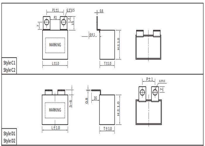 3UF 1000VDC IGBT Snubber Capacitor IEC61071 GB/T17702