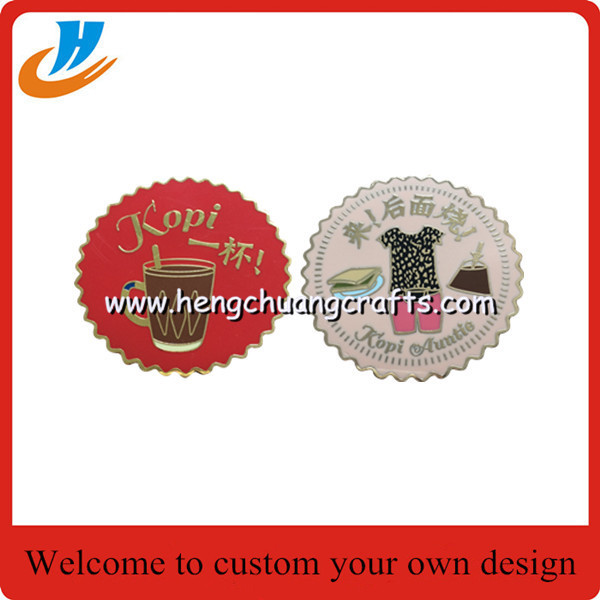 3D antique silver metal Magnet Fridge Zinc alloy die casting design